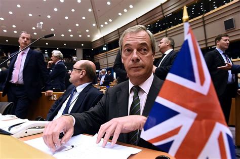 Brexit Backer Nigel Farage Crows In Eu Parliament As British Leader Heads To European Parliament