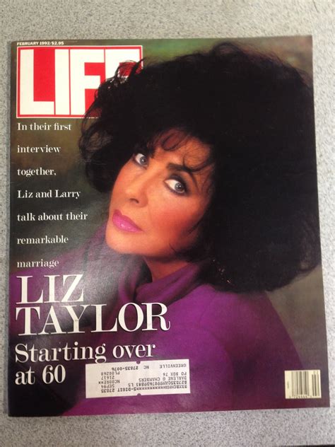 Life Magazine Liz Taylor February 1992 Etsy