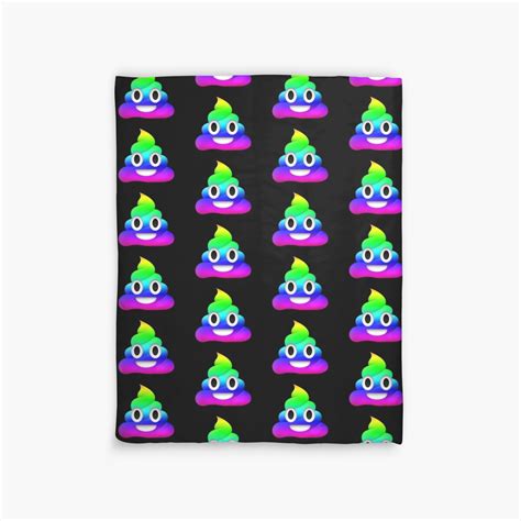 Rainbow Smiling Poop Emoji Duvet Covers By Winkham Redbubble