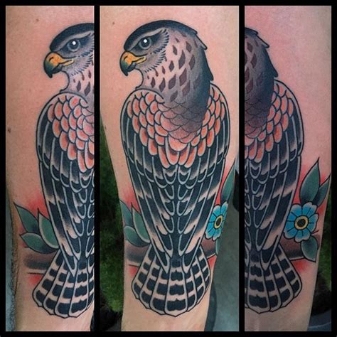 11 Distinguished Traditional Hawk Tattoos Hawk Tattoo Native