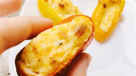 Easy Cheesy Stuffed Peppers Recipe With Garlic And Cream Cheese