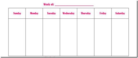 Blank weekly calendars printable calendar template printable. Weekly Calendar Fill In - printable year calendar