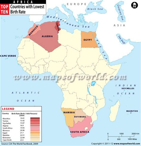 African Countries With Lowest Birth Rate Santorini Map Santorini