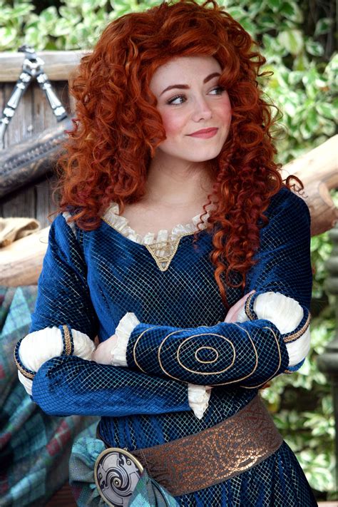 Merida Merida Brave Cosplay Woman Disney Princess Merida
