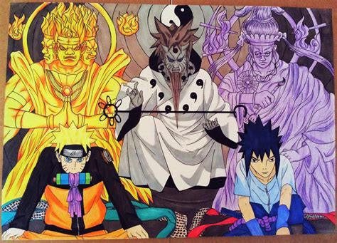 Naruto Six Paths Fan Art