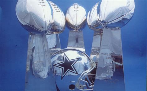 Download Dallas Cowboys Trophies Iphone Wallpaper