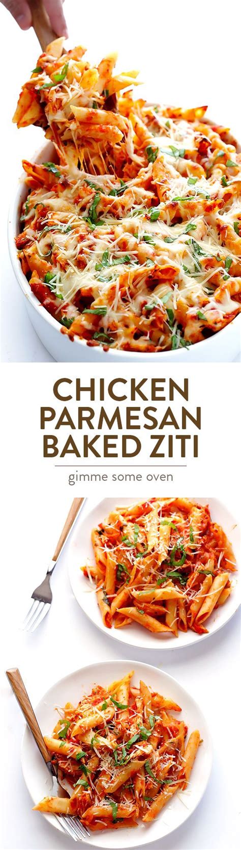 Chicken Parmesan Baked Ziti Gimme Some Oven Recipe Recipes Pasta