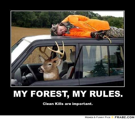My Forest My Rules Funny Hunter Funny Deer Hunting Humor