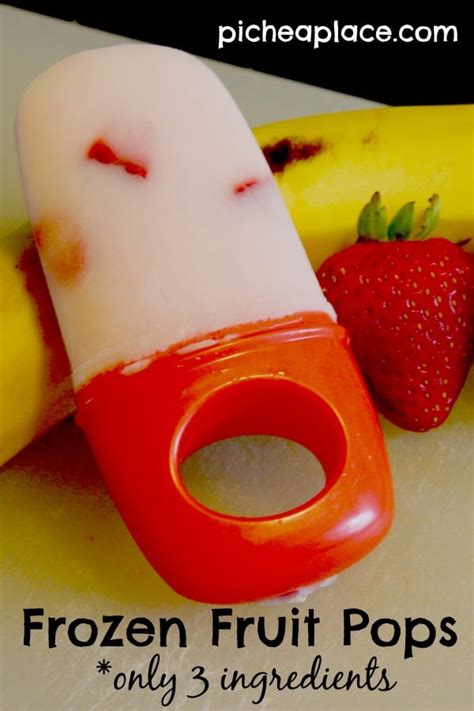 Frozen Fruit Pops Only Three Ingredients Get The Recipe On