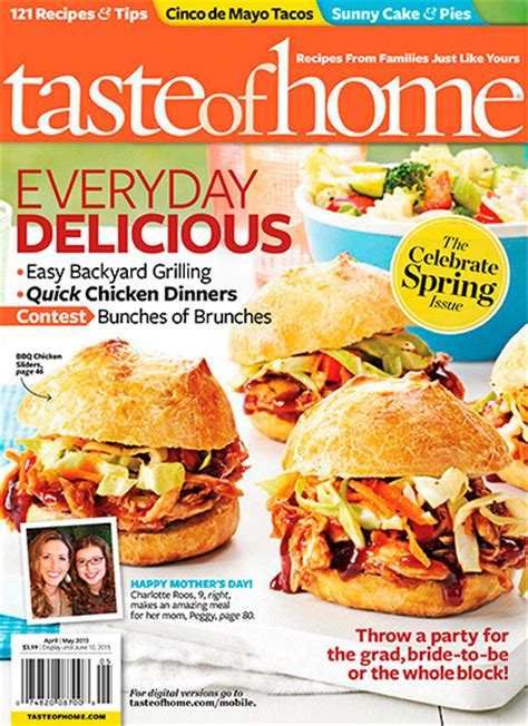 Taste Of Home Magazine 3991 Year Blessed Beyond A