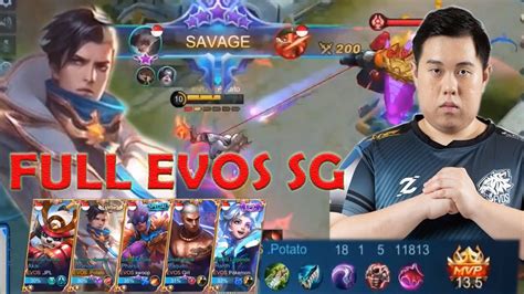 Full Evos Sg Potato Plays Granger The Best Player Mobile Legends Keo