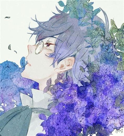 Flower Aesthetic Anime Blue Anime Pfp Anime Wallpaper Hd