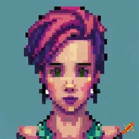 Linda Cardellini In Style Of Secret Of Mana Pixel Art