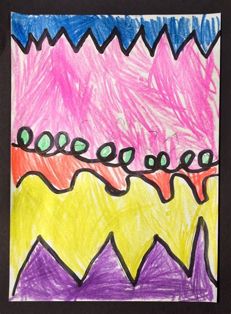 Project ideas and lesson plans include: Kinder | Kindergarten art projects, Line art projects ...