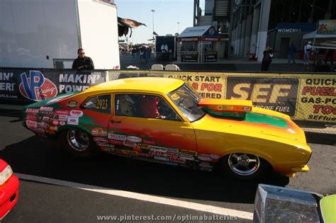 Ford Maverick Drag Car In The Staging Lanes At Zmax Raceway Charlotte