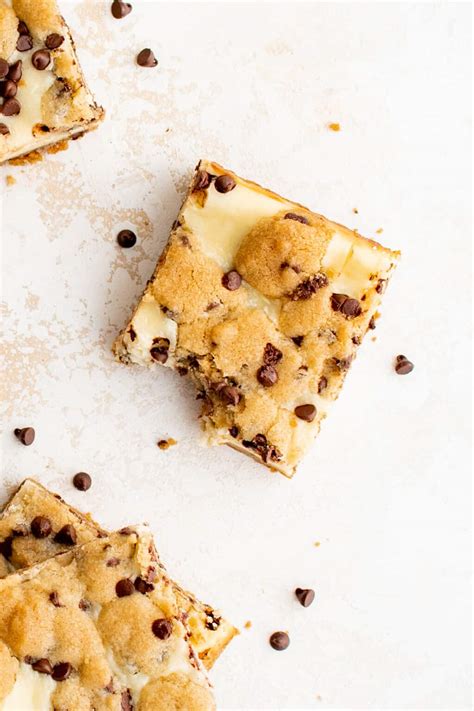 Chocolate Chip Cheesecake Bars Recipe The Cookie Rookie
