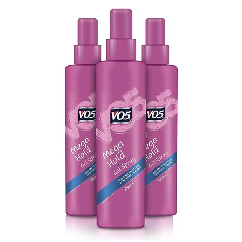 Hair Gel Spray Vo5 Mega Hold Hair Styling Gel Spray 200ml Ebay Brands Such As Matrix And