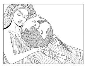 Coloring page earth coloring page inspirational 24 for your. 20+ Earth Day and Environmental Coloring Pages - The ...