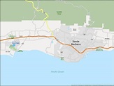 Santa Barbara California Map - GIS Geography