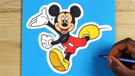 How To Draw Mickey Mouse Step By Step Tutorial Dma Mickey Mouse
