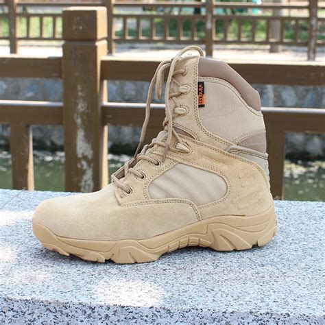 Outdoor Men Climbing Hiking Tactical Military Boots Male Cs Combat Non