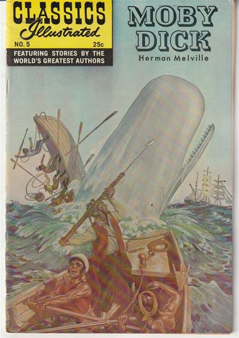 Classics Illustrated 5 Moby Dick Comic Books Bronze Age Western