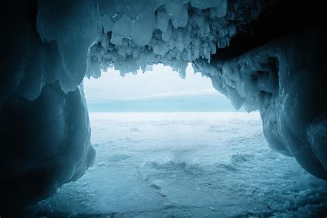 Frozen Cave Photograph By Damien Gilbert Fine Art America