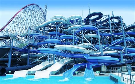 Nagashima Spa Land A Major Theme Park In Japan Cool Water Slides