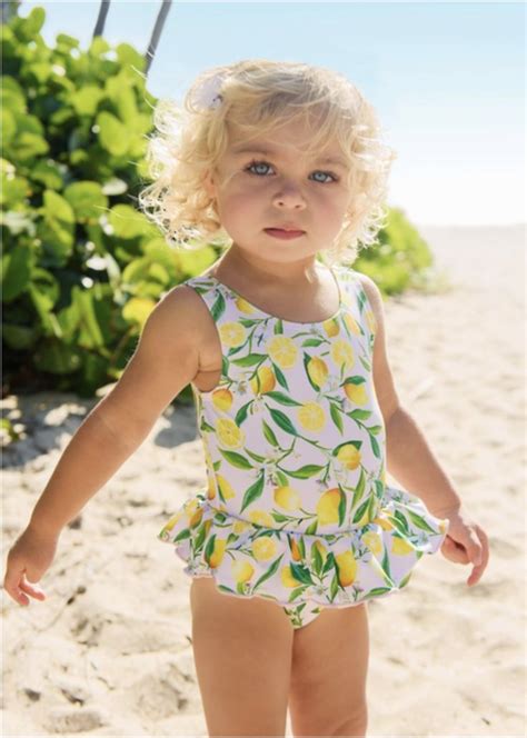 Lemon Skirted Bathing Suit Perfect For That Trip To The Mediterranean