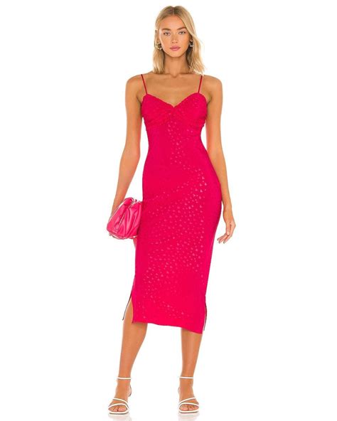 Majorelle Sharona Midi Dress In Pink Lyst