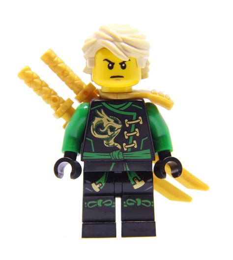 Green Ninja Lego Ninjago Lloyd Garmadon Swords Minifigure With