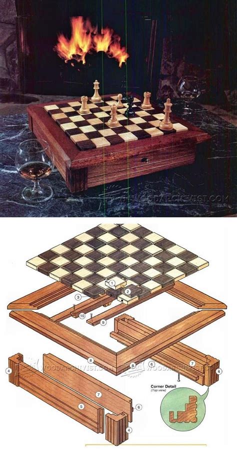 Chess Board Plans Woodworking Plans And Projects