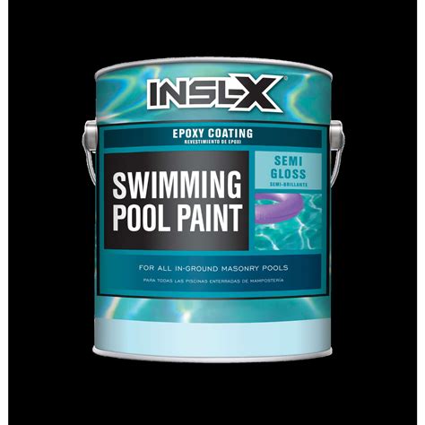 Insl X Indoor And Outdoor Semi Gloss White Epoxy Swimming