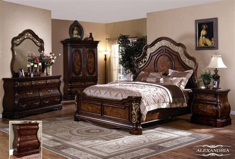 Alexandria Elegant Solid Wood Traditional Bedroom Set By Empire