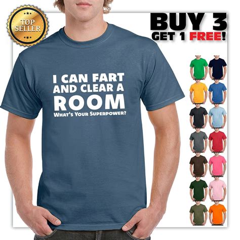 I Can Fart And Clear A Room T Shirt Funny Joke Dad Christmas Father