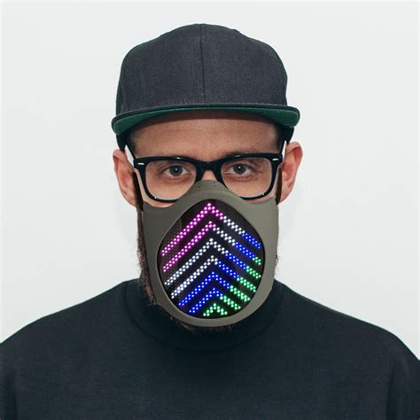 Silicone Led Face Mask With Usb Charger