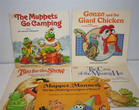 Vintage Jim Hensons Muppets Books Etsy