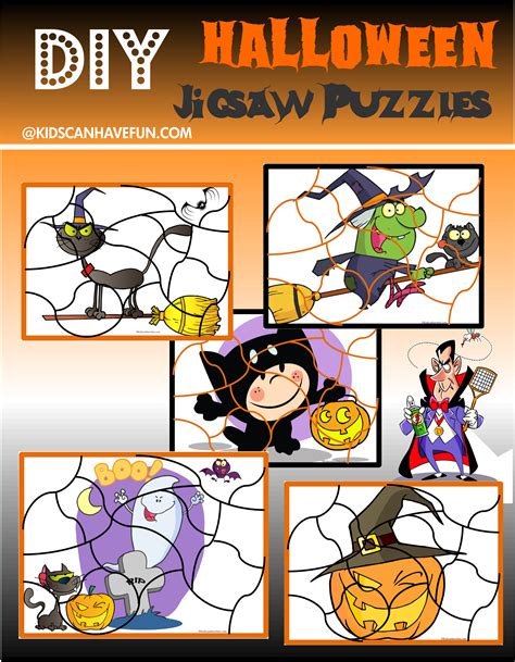 Diy Halloween Jigsaw Puzzles Halloween