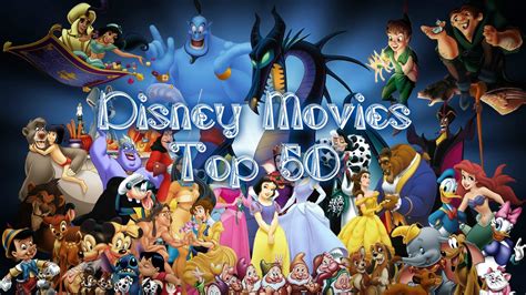 Disney Movies Top 50 Youtube