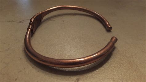 Vintage Modernist Handmade Copper Cuff Bracelet Southwestern Etsy