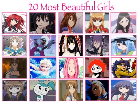 20 Most Beautiful Girls Meme By Gryphonnecrox20 On Deviantart