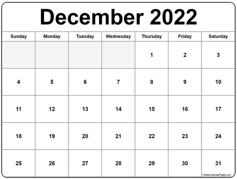 December 2022 Calendar Printable Printable Word Searches