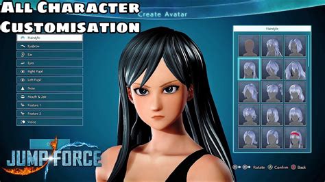 Jump Force All Custom Character Customisation Male And Female Full Game