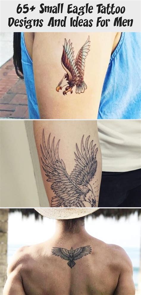 The upper arm is a common area of the body for tattoo placement as it can be easily hidden but exposed when desired. 65+ Small Eagle Tattoo Designs And Ideas For Men - Style ...