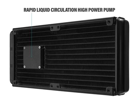 Rosewill Rgb Aio 240mm Cpu Liquid Cooler Closed Loop Pc Water Cooling