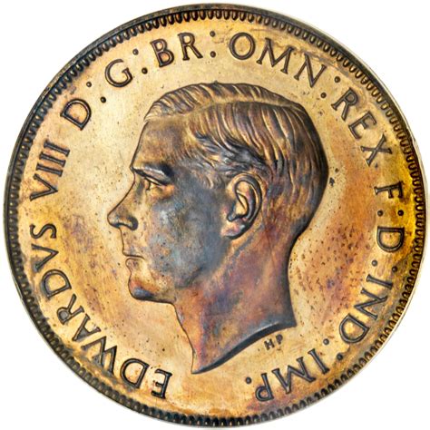 Penny 1937 Edward Viii Coin From United Kingdom Online Coin Club