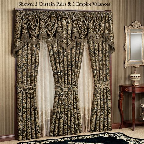 4.8 out of 5 stars. Decorating: Dazzling Damask Curtains Design With Various ...