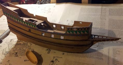 Golden Hind By Kihon Mamoli Scale 153 Circa 1577 Kit Build