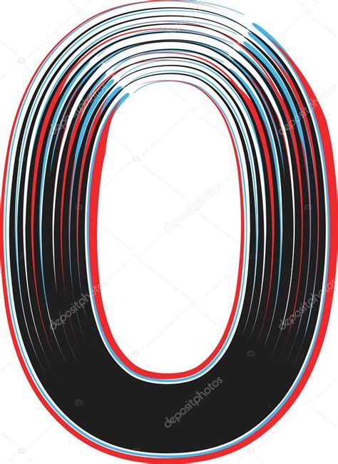 Font Illustration Number 0 Stock Vector By ©aroas 39125635