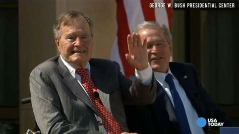 George Hw Bush Recovering From Broken Neck Bone